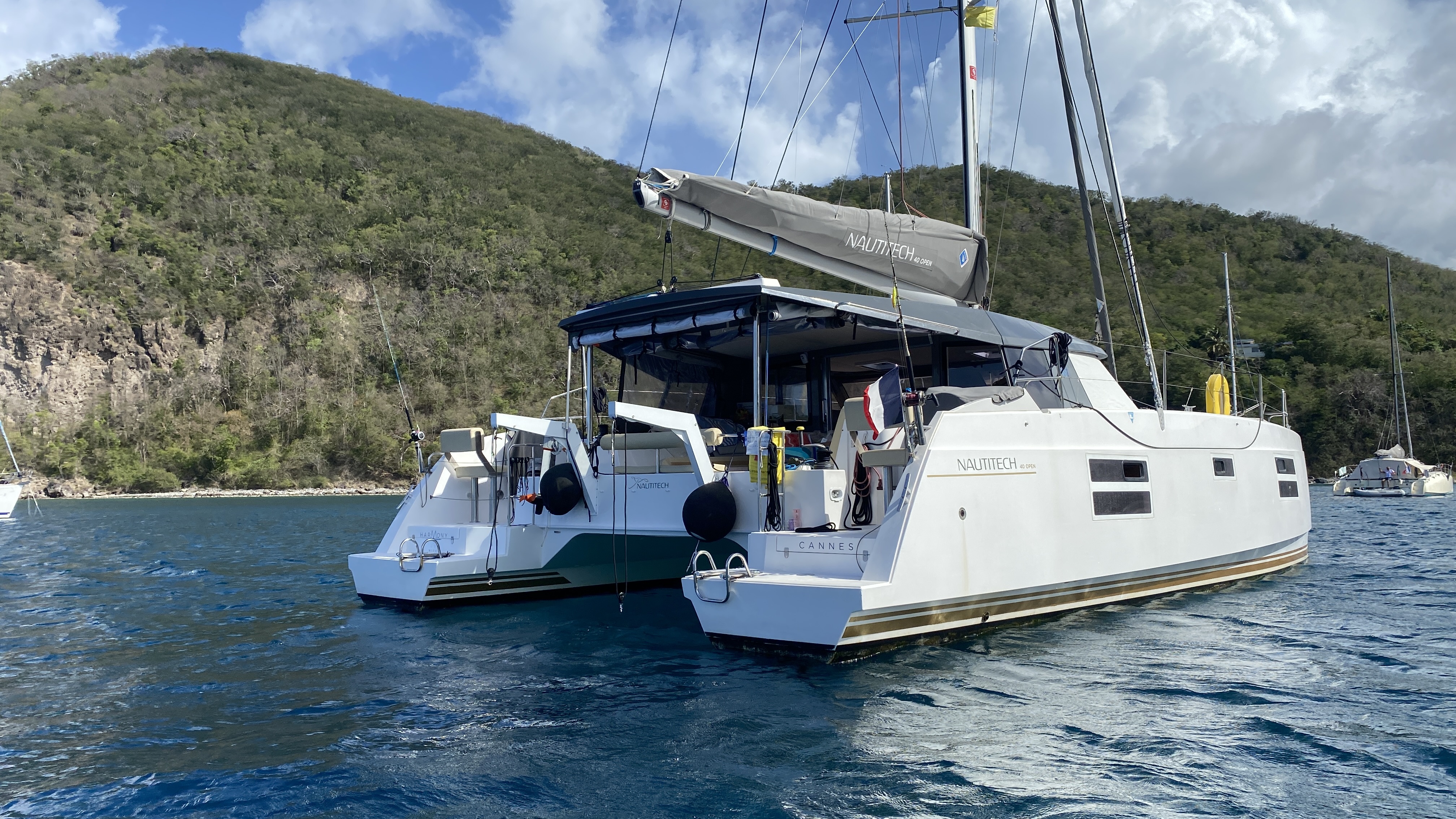Caraibes catamaran croisiere  navigation voile
